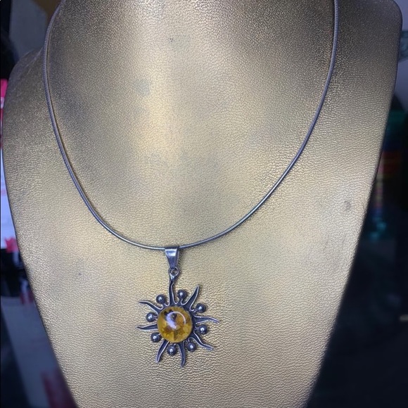 Handmade (925 ) Sun necklace - Picture 2 of 2